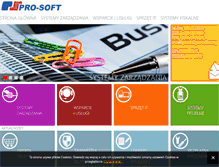 Tablet Screenshot of pro-soft.com.pl